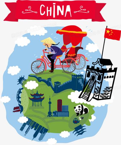 中国旅游景点介绍海报png图片素材下载_素材png_熊猫办公