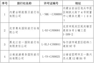 旅游行业情报
