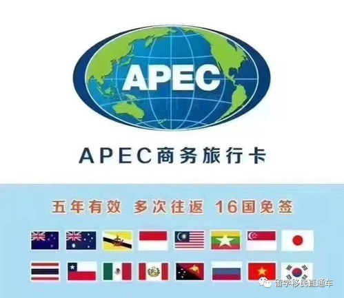 apec商务旅行卡免签往返16国,无需签证,说走就走